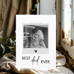 Best Dad Ever Minimalistic Photo  Postcard<br><div class="desc">Celebrate the best dad ever with our minimalistic photo postcard! This modern and stylish design features the heartfelt message "Best Dad Ever" paired with a customizable space for your favorite photo, creating a personalized postcard that’s perfect for sending heartfelt messages on Father's Day, birthdays, or any special occasion. Whether you’re...</div>