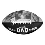 BEST DAD EVER Modern Cool Black and White Football BEST DAD EVER Modern Cool Black and White Football