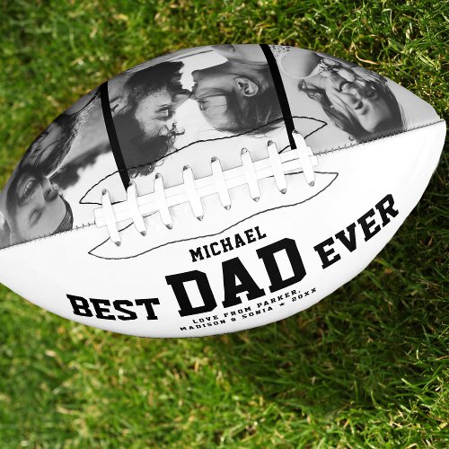 BEST DAD EVER Modern Cool Football