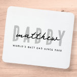 Best Dad Ever Modern Elegant Simple Father's Day Mouse Pad<br><div class="desc">This simple and modern design is composed of san serif typography.</div>