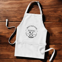 Best Dad Ever Modern Father's Day Grillmaster Adult Apron
