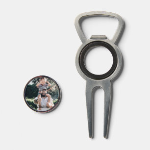 Best Dad Ever Modern Photo  Divot Tool
