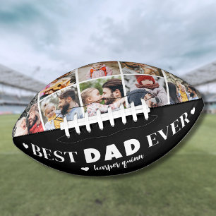 Best Dad Ever Modern Photo Football
