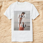 Best Dad Ever Modern Photo T-Shirt<br><div class="desc">Let your dad know he is the best.</div>