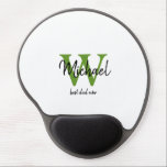 Best Dad Ever Monogram  Gel Mouse Pad<br><div class="desc">Best Dad Ever Monogram Mouse Pad.  Father's Day and Birthday.</div>