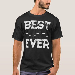 Best Dad Ever Morse Code Ham Radio T-Shirt