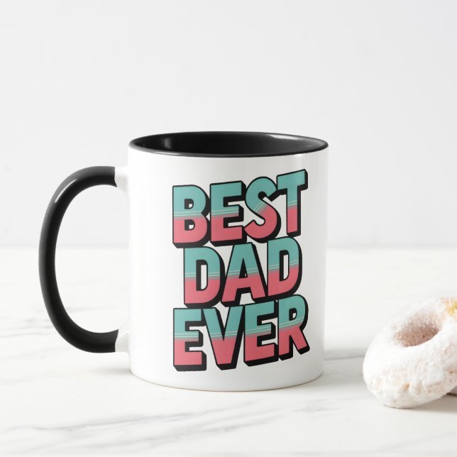 Best Dad Ever Mug (With Donut)