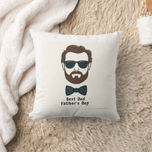 Best Dad Ever Mug – Father's Day Coffee Cup Gift Throw Pillow
