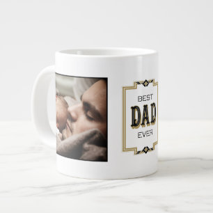 Best Dad Ever Multi-Photo Giant Coffee Mug