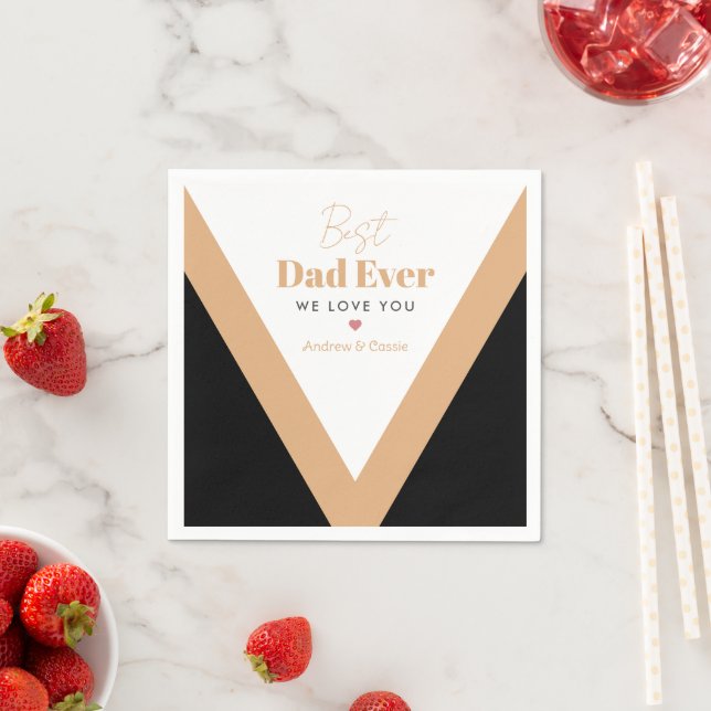 Best dad ever napkins (Insitu)