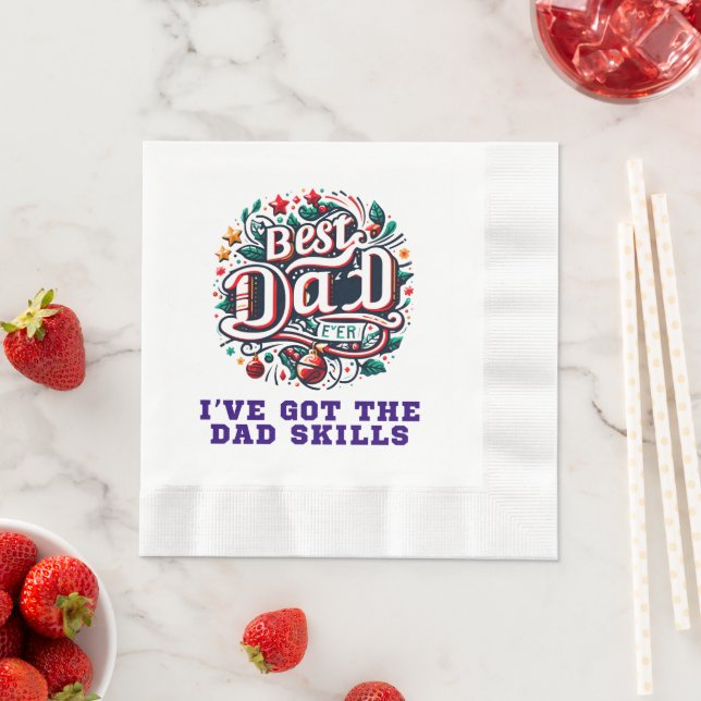 Best dad ever napkins (Insitu)