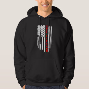 Best Dad Ever on American Flag Hoodie