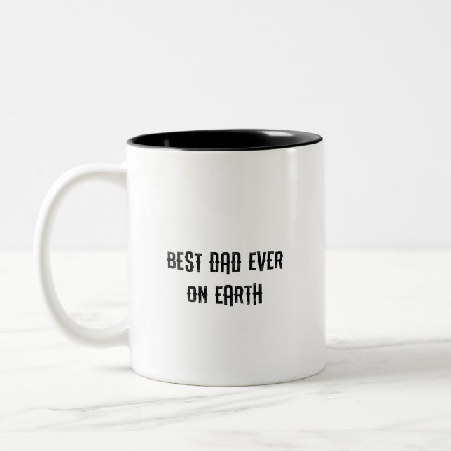 Best Dad Ever on Earth Mug (Left)