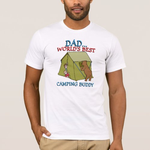Best Dad Ever Outdoors Nature Camping Buddy T_Shirt