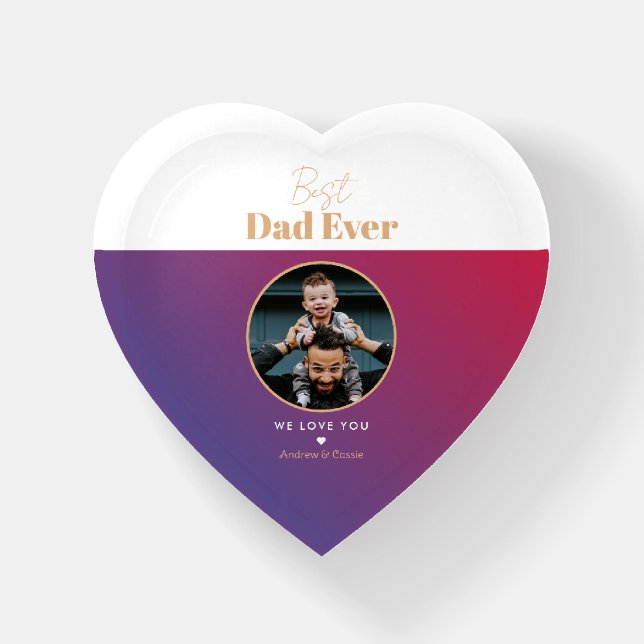 Best dad ever paperweight (Front)