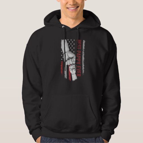Best Dad Ever Pappy American Flag For Dad Hoodie