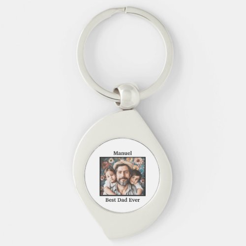 Best Dad Ever personalize  Keychain