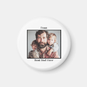 Best Dad Ever Personalize Magnet