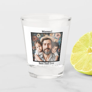 Best Dad Ever personalize  Shot Glass