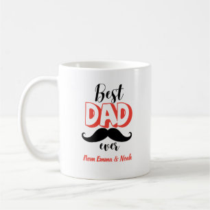 Best Dad Ever Personalized Father's Day Gift Coffee Mug