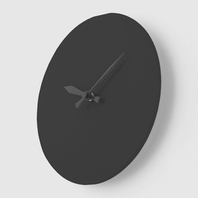 Best Dad Ever Personalized Father's Day Gift Large Clock (Angle)
