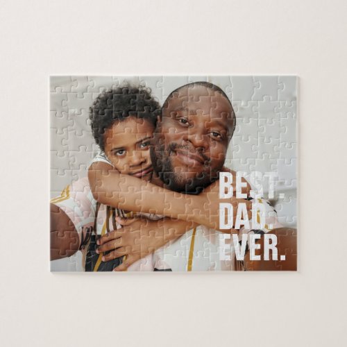 Best Dad Ever Personalized Fathers Day Jigsaw Puzzle
