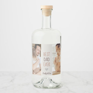 Best Dad Ever" Personalized Food & Beverage Label