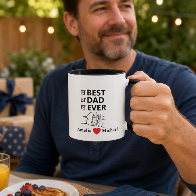 Best Dad Ever Personalized Mug (Creator Uploaded)