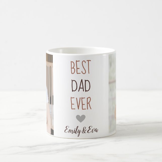 "Best Dad Ever" Personalized Mug – Custom Gift  (Center)