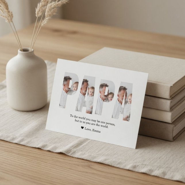 Best Dad Ever Personalized Photo Card | Custom  (Creator Uploaded)
