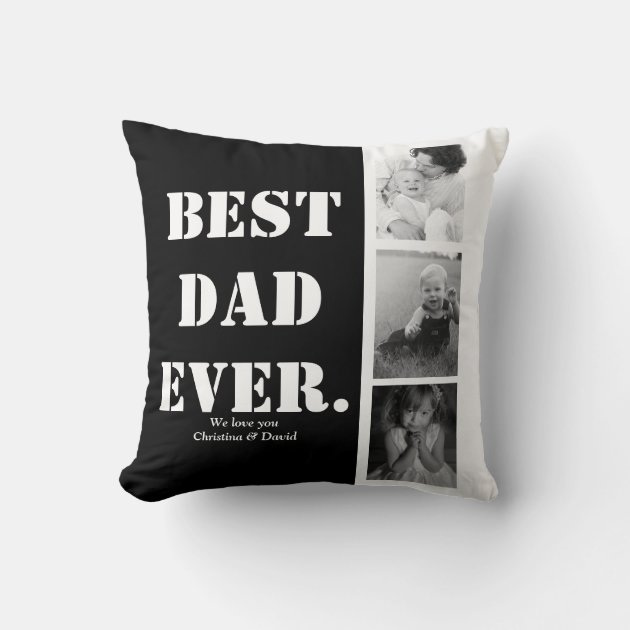 BEST DAD IN THE WORLD CUSHION COVER 16X16" 
