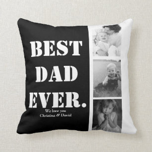 16x16 Funny Sayings And Father's Day Designs Only The Best Become Child-Father's Day Throw Pillow Multicolor 