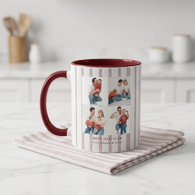 Best Dad Ever Personalized Photo | Custom Mug (Creator Uploaded)