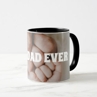 BEST DAD EVER Personalized photo Mug