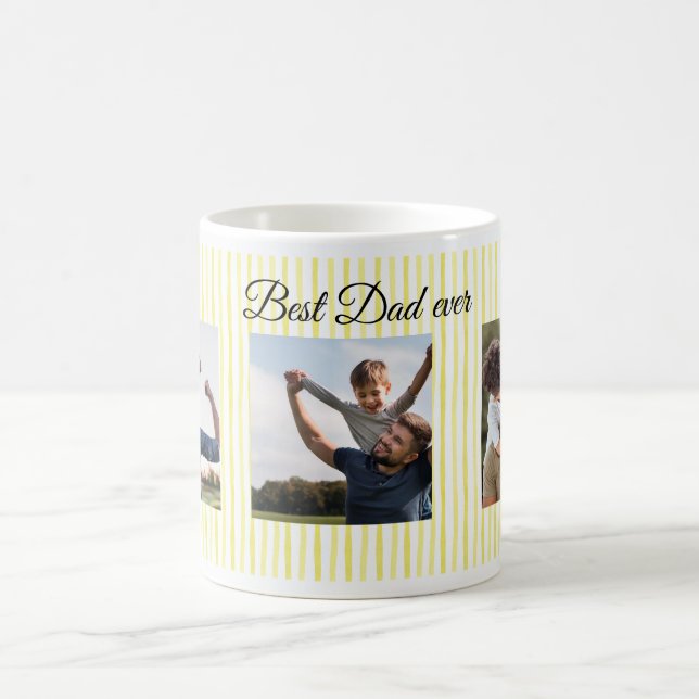 Best Dad Ever Personalized Photo Mug (Center)