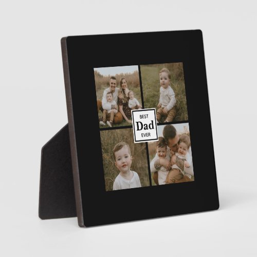 Best dad ever personalized photo  plaque