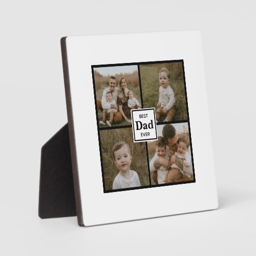 Best dad ever personalized photo  plaque