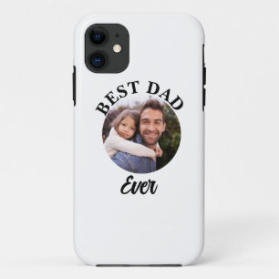 Best Dad Ever Personalized Photo Template iPhone 11 Case