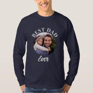Best Dad Ever Personalized Photo Template T-Shirt