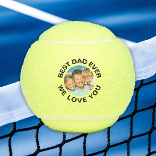 Best Dad Ever – Personalized Photo Tennis Balls