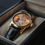 "Best Dad Ever" Personalized Photo Watch<br><div class="desc">Add your photo and message for Dad to this beautiful watch design for a perfect gift for Father's Day,  Christmas,  Birthday,  etc.</div>
