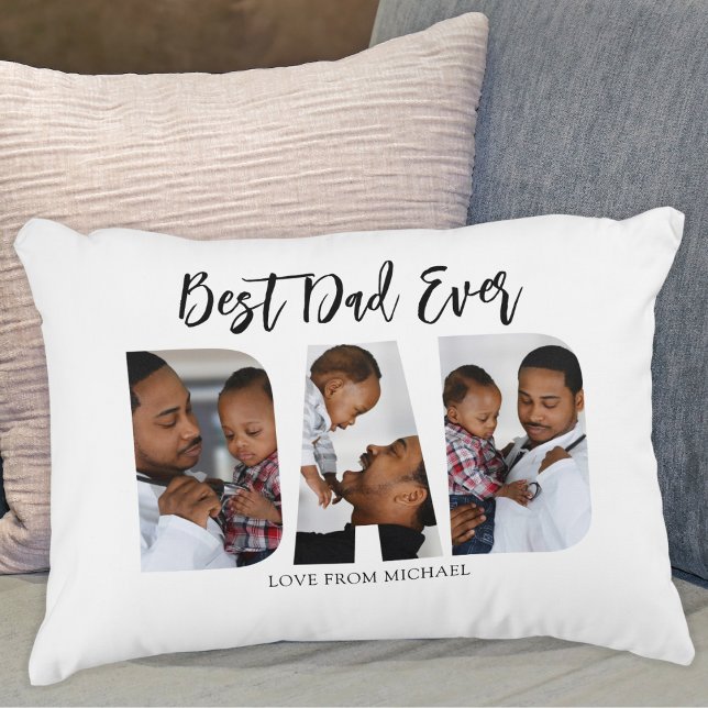 Best Dad Ever Photo Accent Pillow (Creator Uploaded)