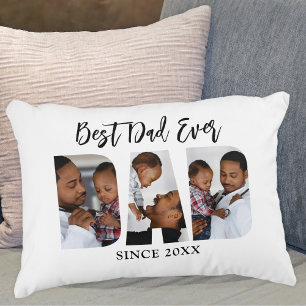 Best Dad Ever Photo Accent Pillow