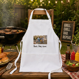 Best Dad Ever Photo Adult Apron