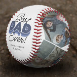 Best Dad Ever Photo Baseball<br><div class="desc">Nothing says 'I love you,  Dad' like a personalized keepsake. This Father's Day,  gift your superhero a customized baseball with 'BEST DAD EVER' and your names etched onto it,  and spaces for your favourite family moments. Because moments with dad are more precious than diamonds on the field.</div>