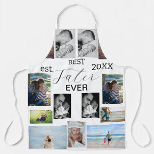 Best Dad Ever Photo Collage Apron