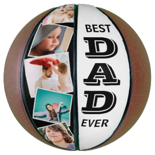 Best Dad Ever Photo Collage Basketball