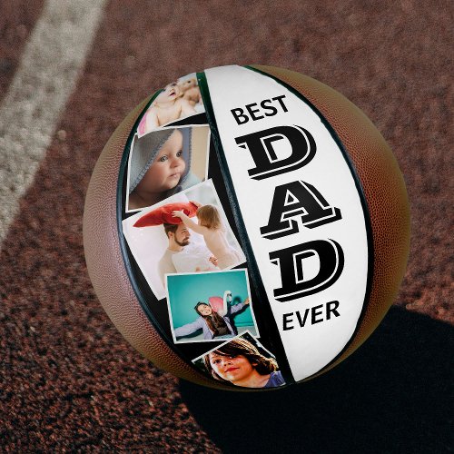 Best Dad Ever Photo Collage Basketball