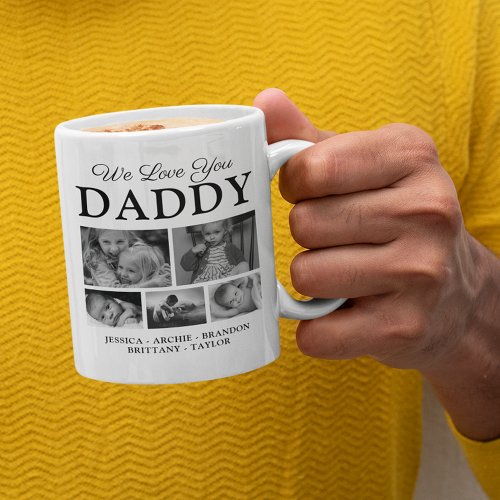 Best Dad Ever Photo Collage Coffee Mug