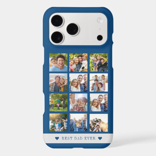 Best dad ever photo collage father personalized  iPhone 17 pro max case